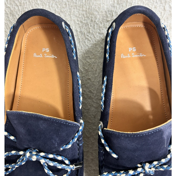 Paul Smith Men's Springfield Navy Soft Suede Leather Loafer Size 9 Slip On New - Picture 5 of 11